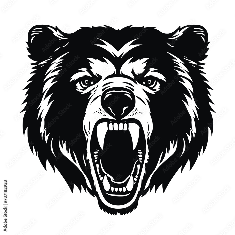 Bear Mascot - Vector Illusrations for T-shirts and Logos Bear Mascot - Vector Illusrations for T-shirts and Logos