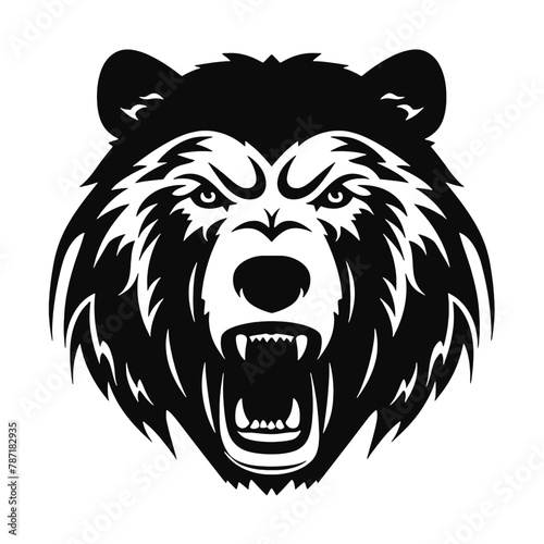 Wallpaper Mural Bear Mascot - Vector Illusrations for T-shirts and Logos Torontodigital.ca