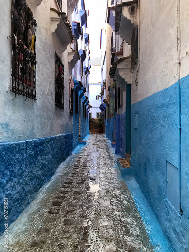 street in Chefchaouen Morocco © Полина Большакова