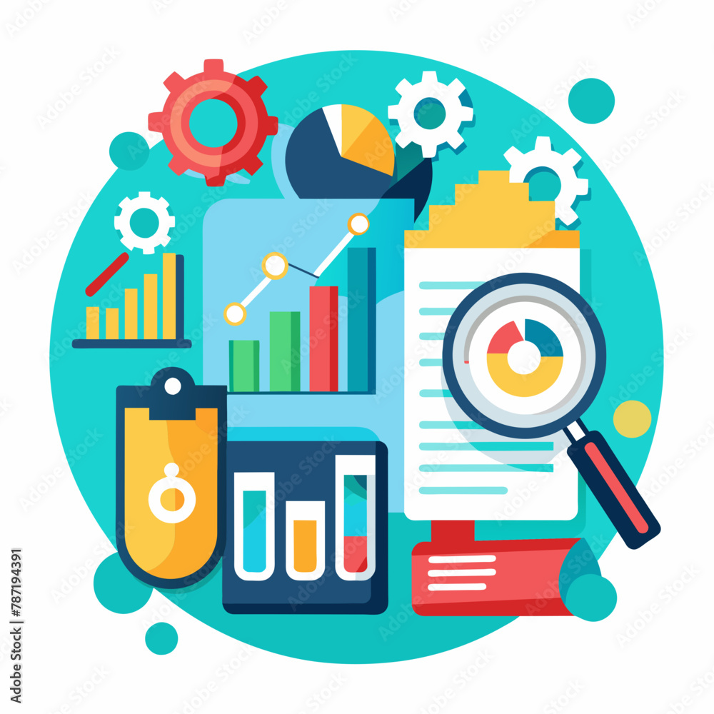 round blue graphic business statistics analysis study round blue graphic business statistics analysis study
