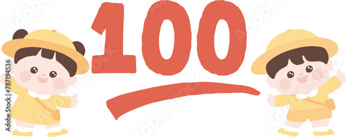 100점