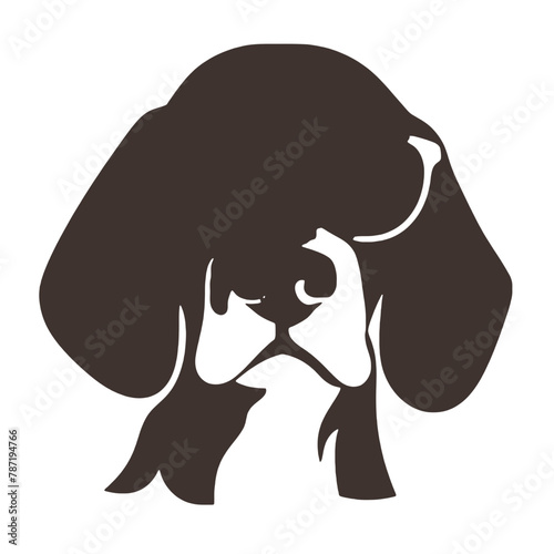 Beagle silhouette photo