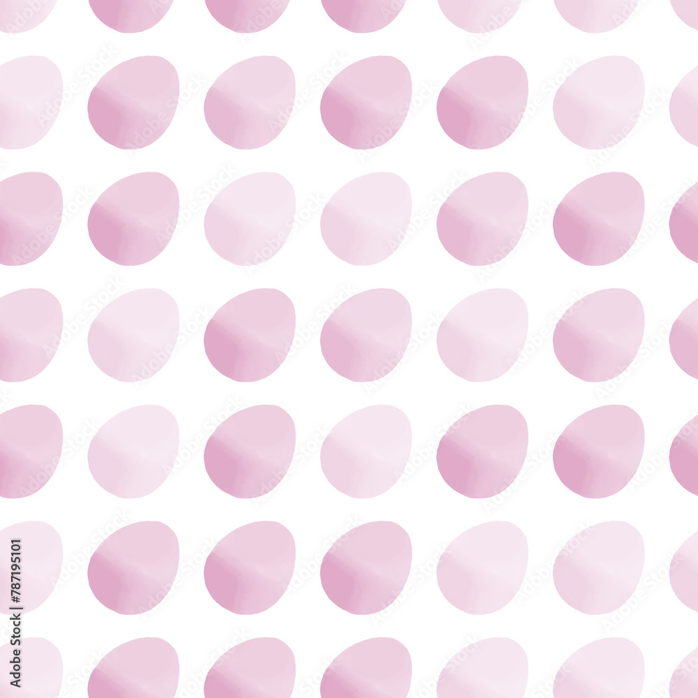 Seamless pattern with easter eggs, hand drawn illustration in watercolor style Seamless pattern with easter eggs, hand drawn illustration in watercolor style