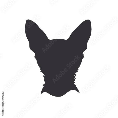  Chihuahua Silhouettes  Chihuahua Silhouettes Showcase  Chihuahua Silhouette Black and White - illustration