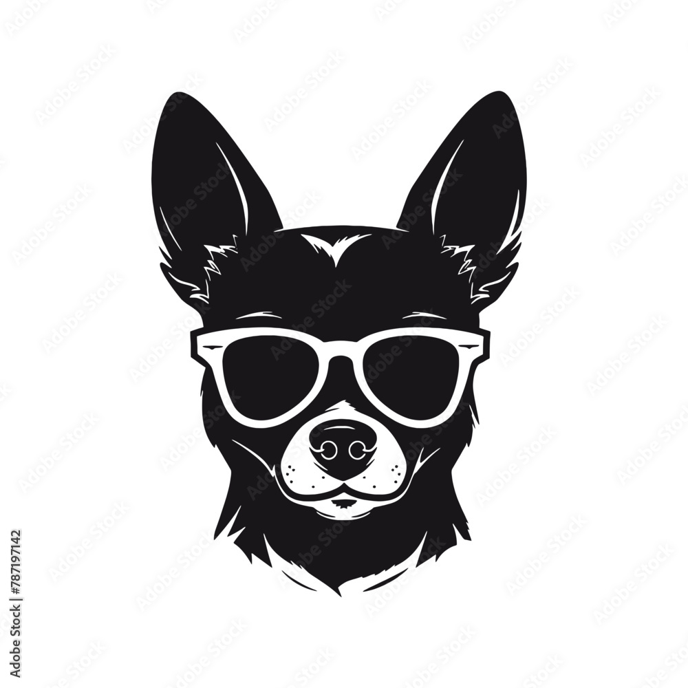 Chihuahua with sunglasses Chihuahua with sunglasses