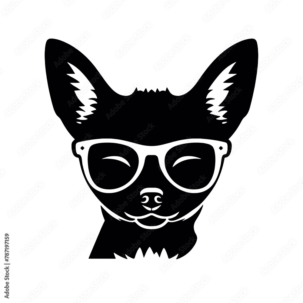 Chihuahua with sunglasses Chihuahua with sunglasses