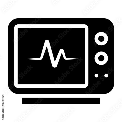 ecg machine icon