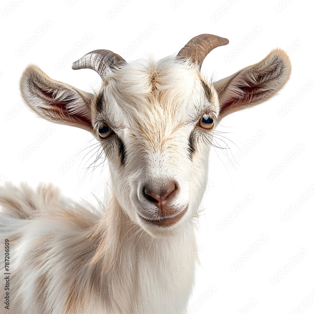 Young Goat on Transparent background - Ai Generated