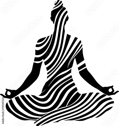 A serene illustration of a yogi in meditation, symbolizing peace, balance, and wellness. Perfect for spiritual, health, and mindfulness content.