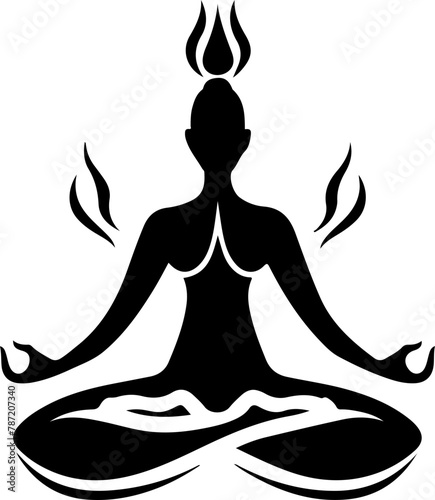 A serene illustration of a yogi in meditation, symbolizing peace, balance, and wellness. Perfect for spiritual, health, and mindfulness content.