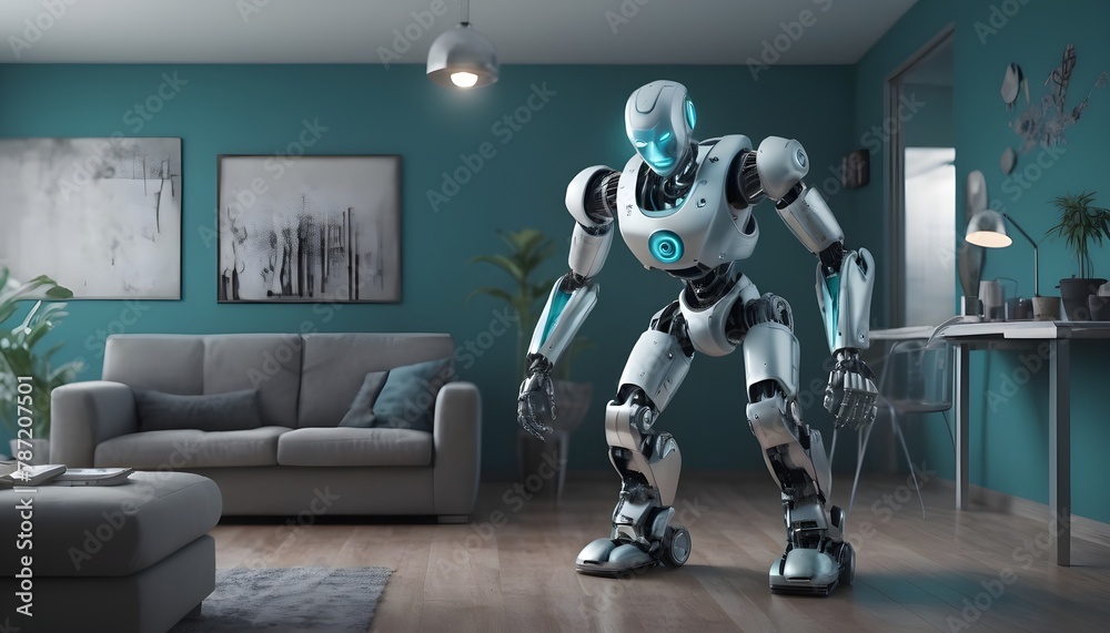 Hotel service by robot Hotel service by robot