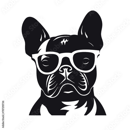 French Bulldog with sunglasses