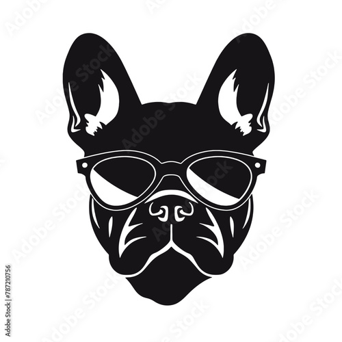 French Bulldog with sunglasses