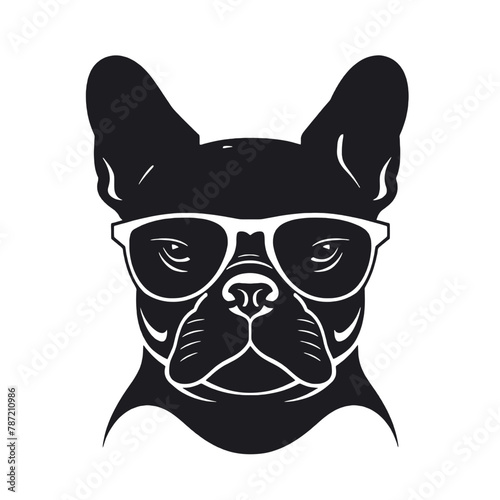 French Bulldog with sunglasses