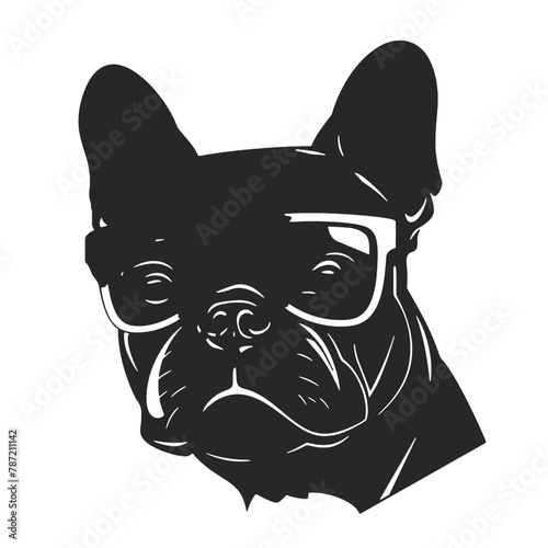 French Bulldog with sunglasses