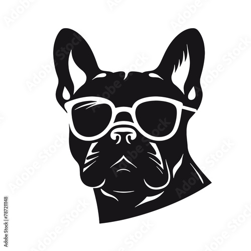 French Bulldog with sunglasses