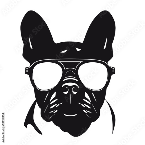 French Bulldog with sunglasses