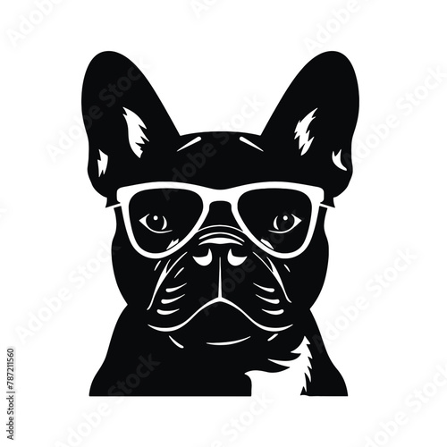 French Bulldog with sunglasses