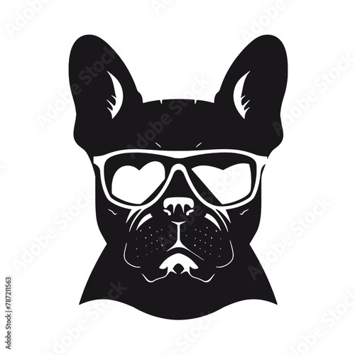 French Bulldog with sunglasses