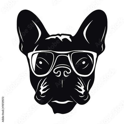 French Bulldog with sunglasses