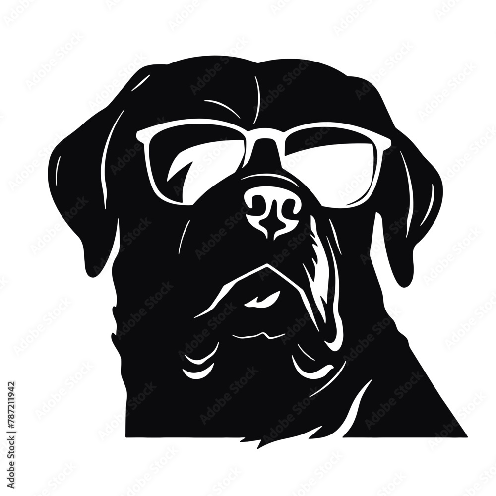 Rottweiler silhouette Rottweiler silhouette