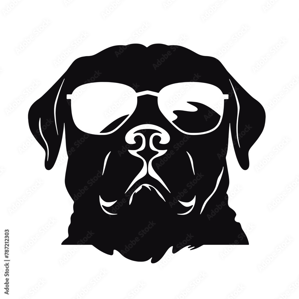 Rottweiler silhouette Rottweiler silhouette