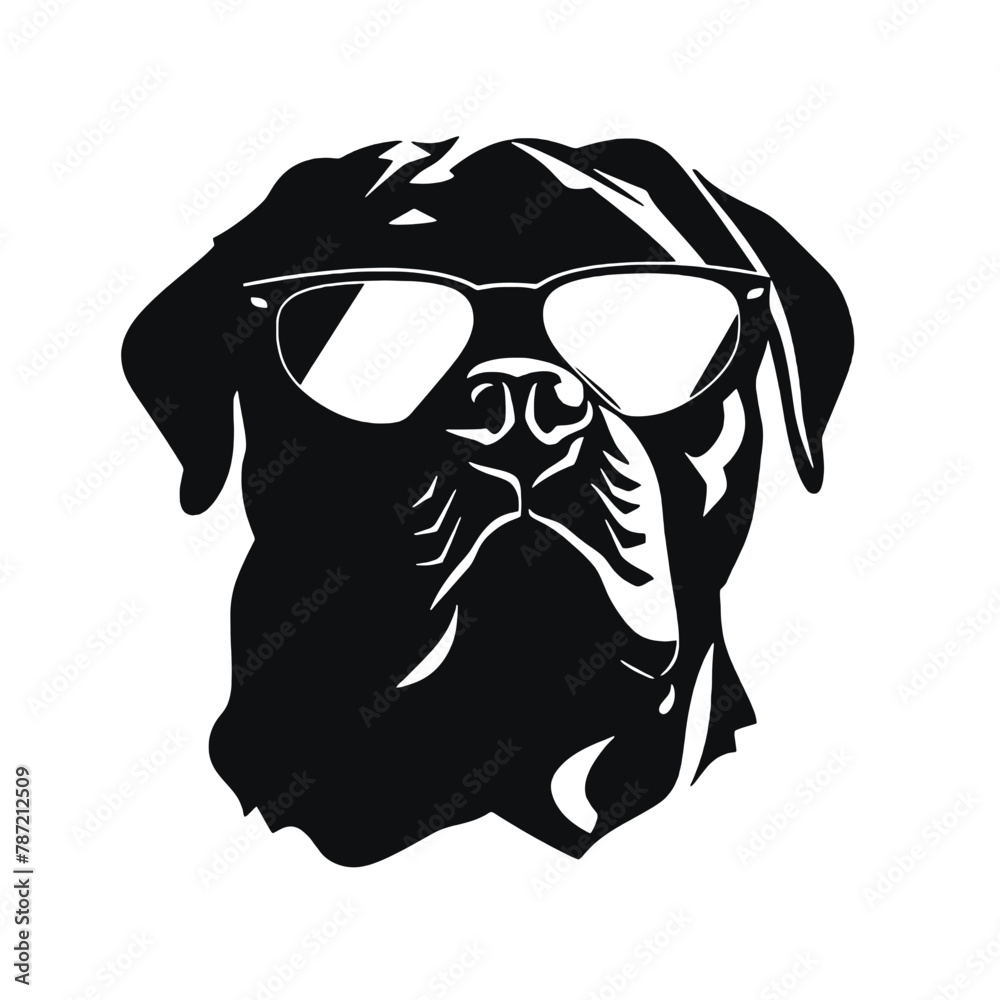 Rottweiler silhouette Rottweiler silhouette