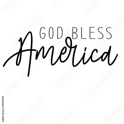 God Bless America SVG