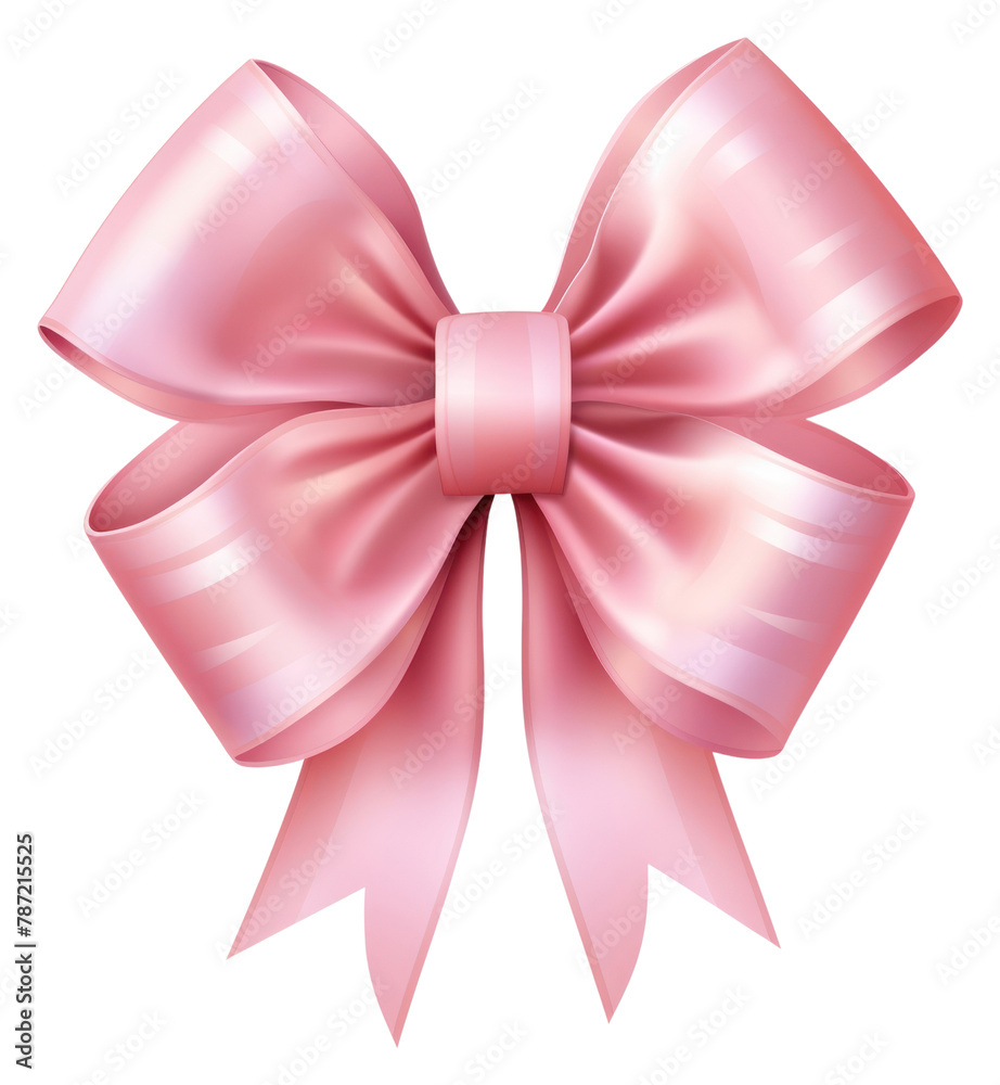 PNG Pink ribbons shiny gift bow. AI generated Image by rawpixel