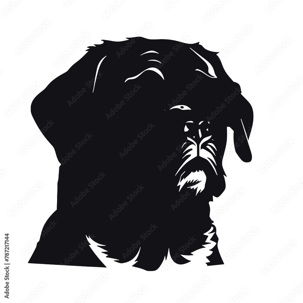 Rottweiler, Silhouettes Dog Face SVG, black and white Rottweiler vector Rottweiler, Silhouettes Dog Face SVG, black and white Rottweiler vector