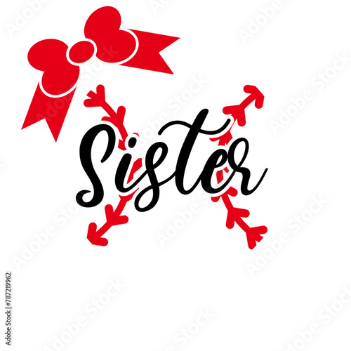 Baseball Sister Svg