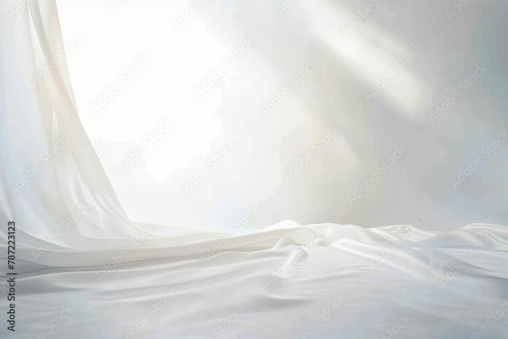 Obraz premium Abstract Blurred Room with Gradient Backdrop - Digital Rendering Generative AI. Beautiful simple AI generated image in 4K, unique.