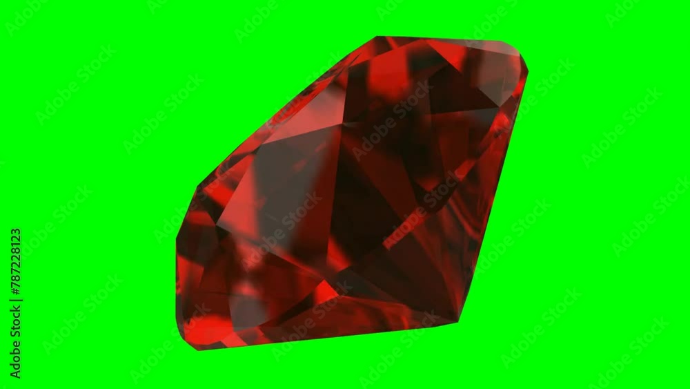 Ruby gemstones Green Screen, Red Diamond Green screen Ruby gemstones Green Screen, Red Diamond Green screen