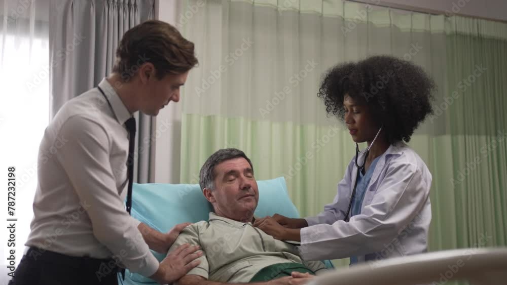 Doctor is working at hospital. Doctor is working at hospital.