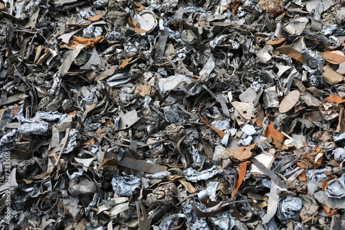 Shredded Busheling ,clean scrap for steel making process. Obtained by passing Busheling through the Shredder machine.