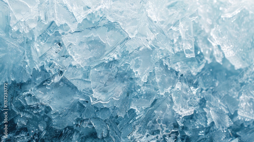 ice frozen background. cold temperature. Blue background with cracks on the ice surface. winter ice frozen background. cold temperature. Blue background with cracks on the ice surface. winter