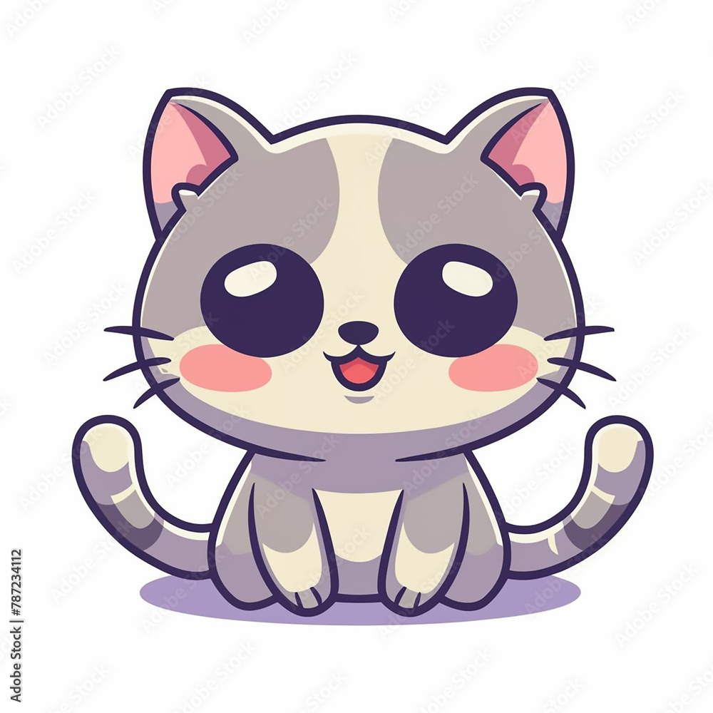chibi cat anime sticker with precise contour cut is a unique piece, anime, painting, vibrant, poster
chibi cat anime sticker with precise contour cut is a unique piece, anime, painting, vibrant, poster