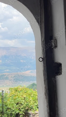 Gjirokastra Museum City is known as the birthplace of the Albanian communist leader Enver Hoxha. UNESCO World Heritage Site, Ottoman City Gjirokastra, Albania photo