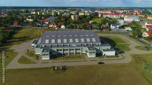 Sports Hall Biala Podlaska Hala Sportowa Aerial View Poland