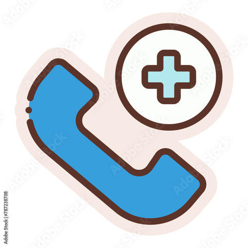 medical call center sticker