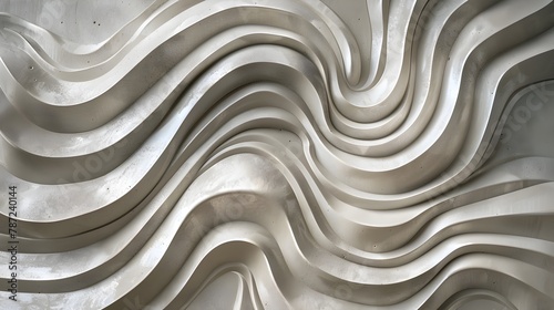 Soothing Swirls of Clay: An Abstract Radiating Textural Depth