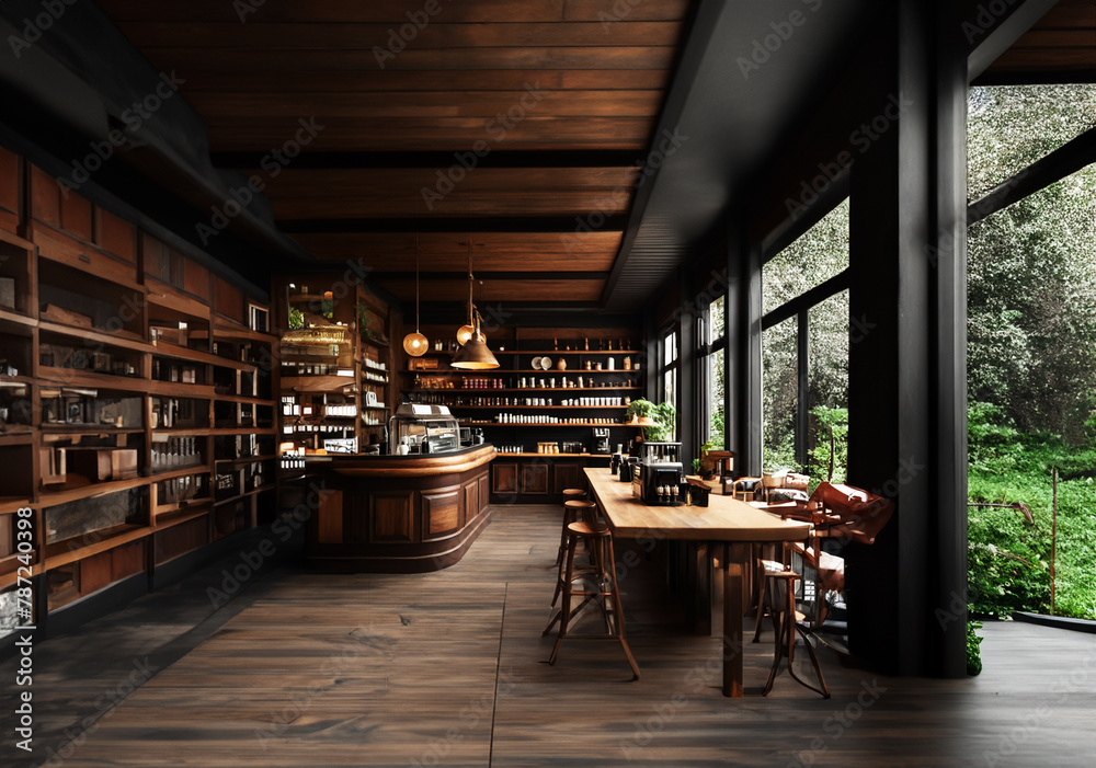 Stepping into a caf? alive with coffee's scent. Stepping into a caf? alive with coffee's scent.