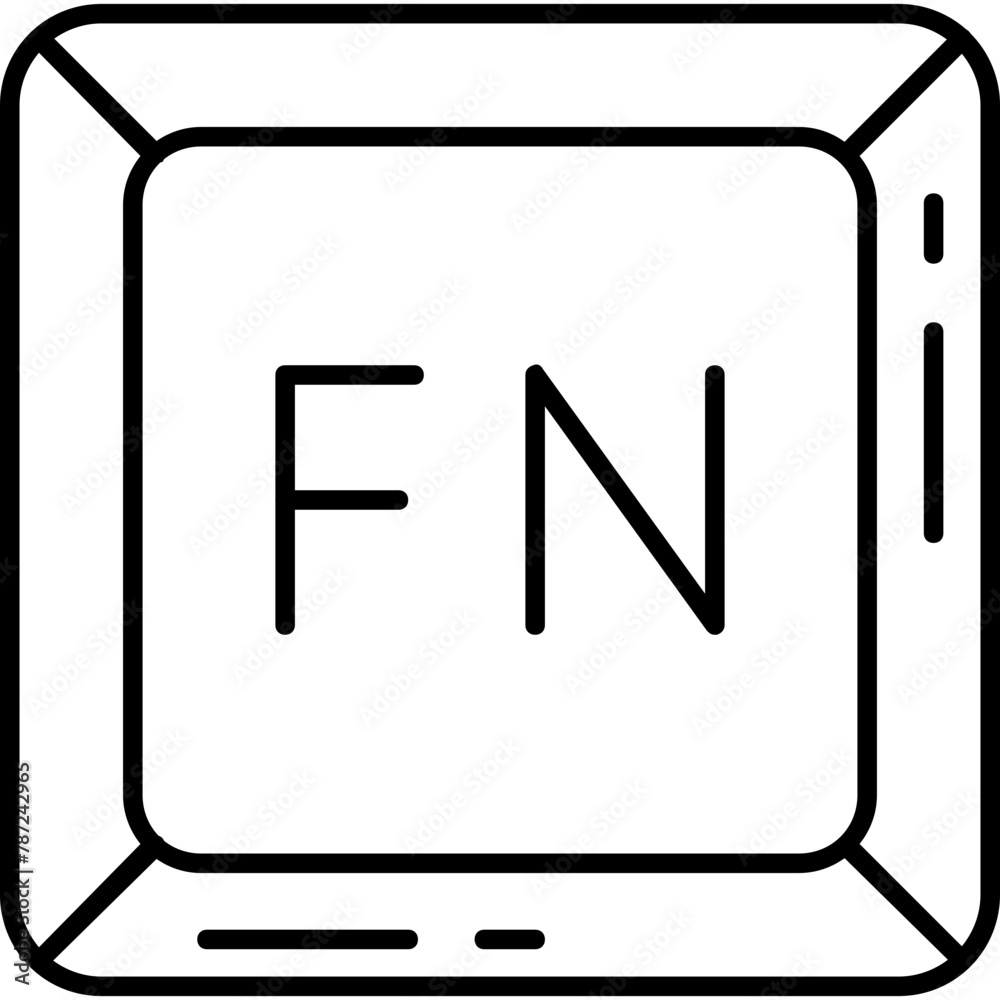 Fn key Icon Fn key Icon