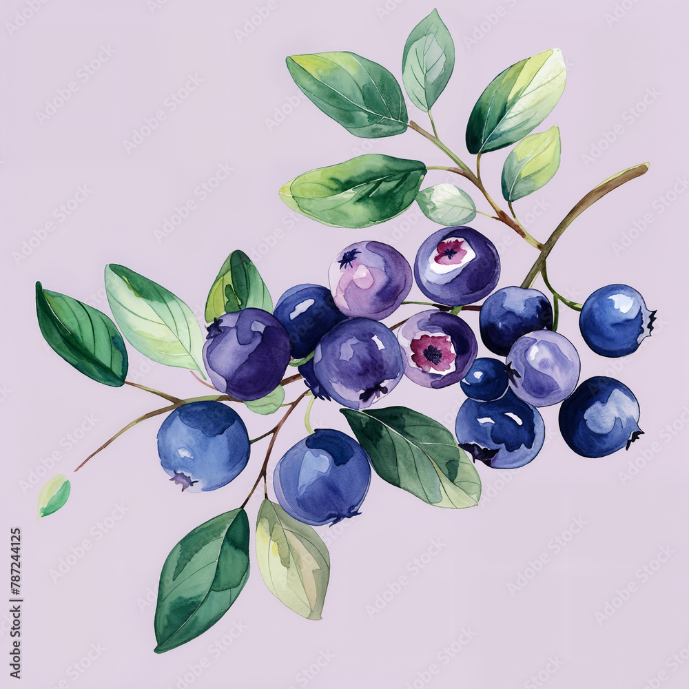 Watercolor Berries, Flowers and Leaves Composition Green, Blue, Purple, Decorative Element Isolated on Background, Holiday, Greeting card, Invitation, Print, Poster, Banner with copy Space Watercolor Berries, Flowers and Leaves Composition Green, Blue, Purple, Decorative Element Isolated on Background, Holiday, Greeting card, Invitation, Print, Poster, Banner with copy Space