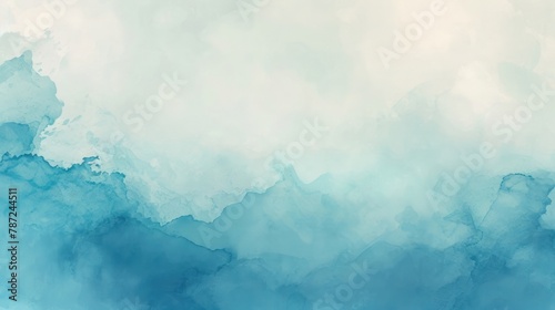 Abstract pastel watercolor textured gradient background. Soft colors artwork for wallpaper. photo