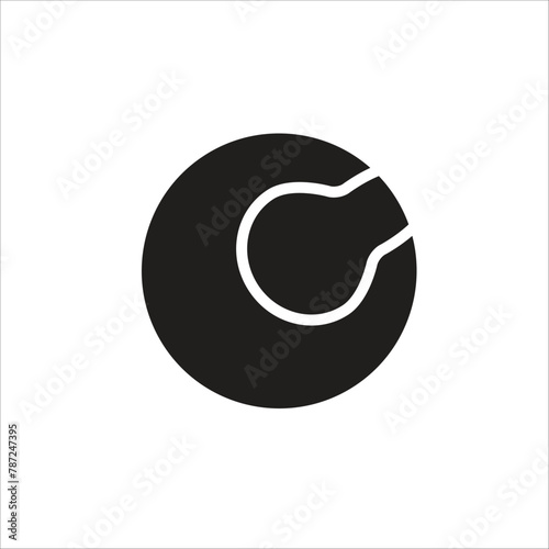 tenis ball vector icon line new template