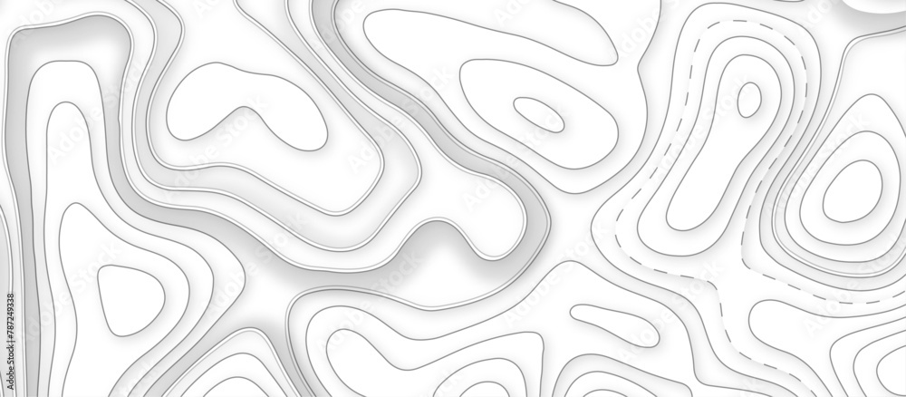 Abstract 3d topographic map patterns, topography line map. The black on white contours topography stylized height of the lines. cotour map and line terrain path. Linear graphics. Vector illustration. Abstract 3d topographic map patterns, topography line map. The black on white contours topography stylized height of the lines. cotour map and line terrain path. Linear graphics. Vector illustration.