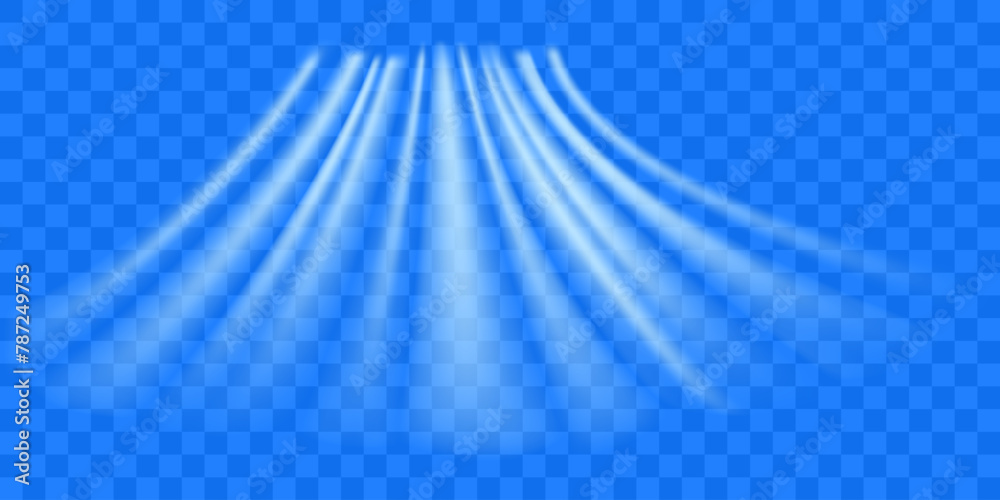 Naklejka premium Cold flow from the air conditioner. Snowy frosty whirlwind. Realistic 3d vector isolated on transparent background.