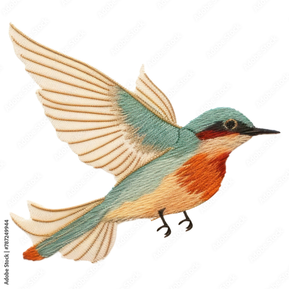 Fototapeta premium PNG Flying bird animal hummingbird