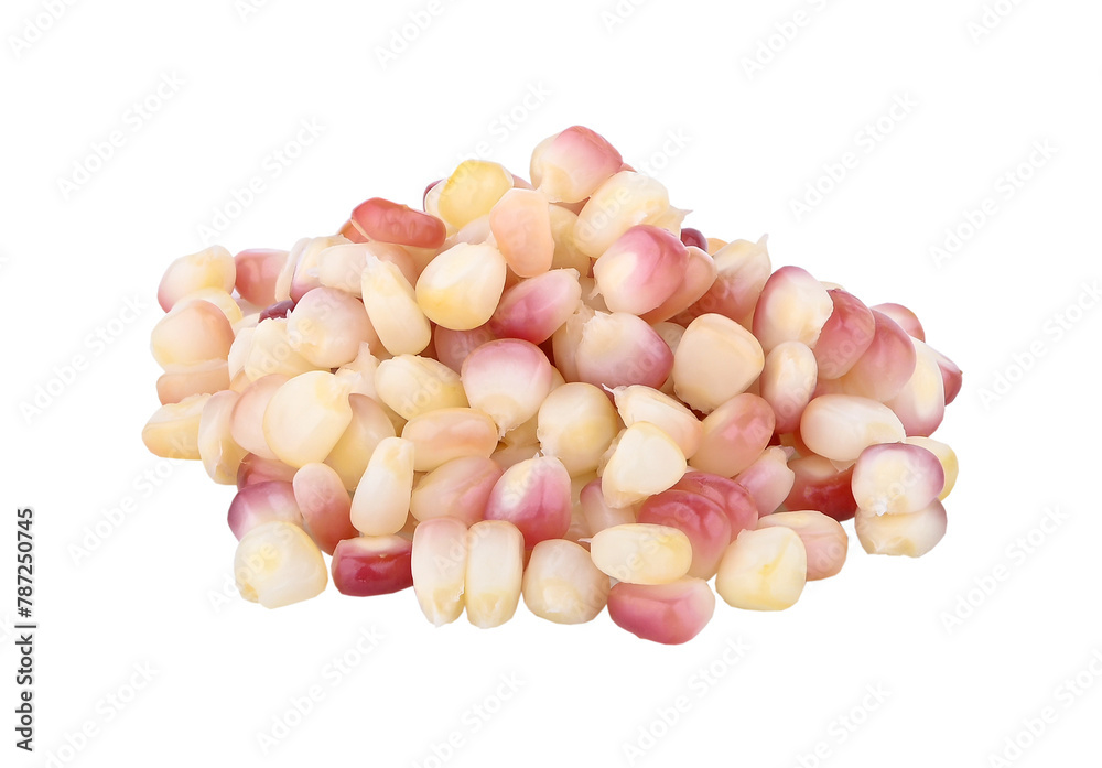 Fotografie Waxy corn isolated on transparent png